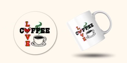 Fox Brick Outline Font Poster 8