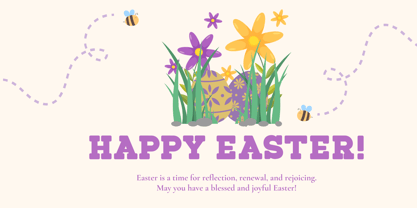 Fox Brick Outline Font Poster 5