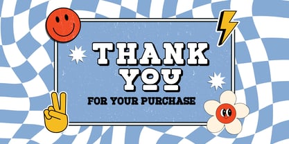 Fox Brick Outline Font Poster 13