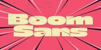 Boom Sans Font Poster 1