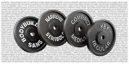 Bodybuilding Font Poster 6