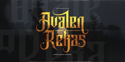 Avalen Rekas Font Poster 1