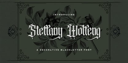 Steffany wolfeng Font Poster 1