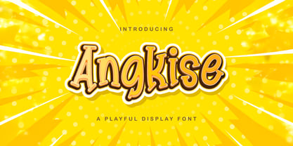 Angkise Font Poster 1