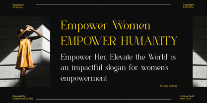 Veriona Font Poster 8