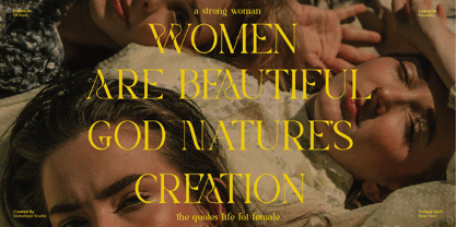 Veriona Font Poster 2