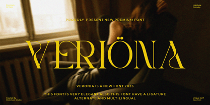 Veriona Font Poster 1