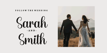 Handwritten Script Font Poster 6