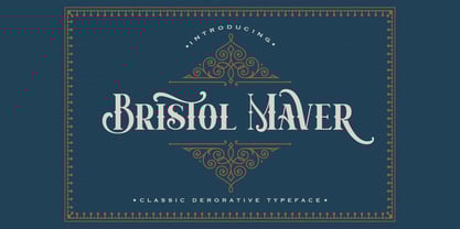 Bristol maver Font Poster 1