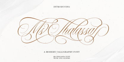 Ms Thalassa Font Poster 1