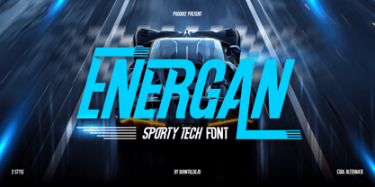 Energan Font Poster 1