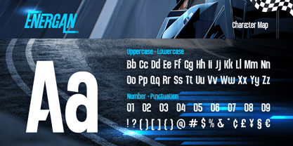 Energan Font Poster 2