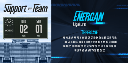 Energan Font Poster 4