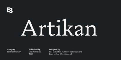 Artikan Font Poster 1