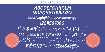 Sounds Analog Font Poster 14