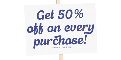 Sounds Analog Font Poster 2