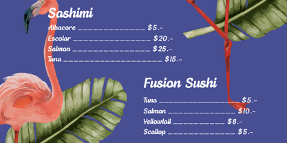 Sounds Analog Font Poster 5