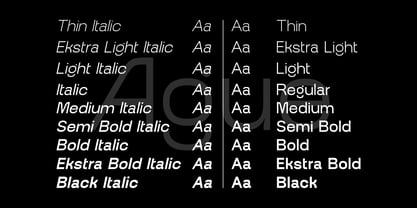 Ague Font Poster 13