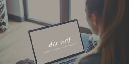 Elan Serif Font Poster 3
