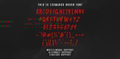 MC Excmaros Font Poster 7