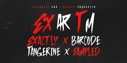 MC Excmaros Font Poster 8