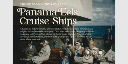 Avilla Mirabel Font Poster 4