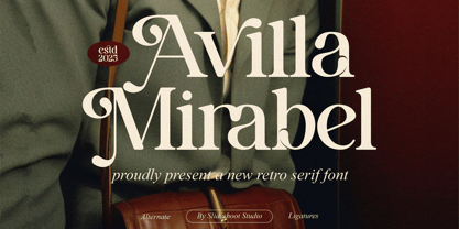 Avilla Mirabel Font Poster 1