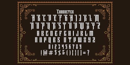 Aurel shine Font Poster 7