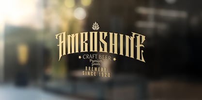 Aurel shine Font Poster 5