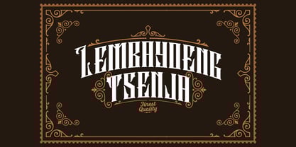 Aurel shine Font Poster 2