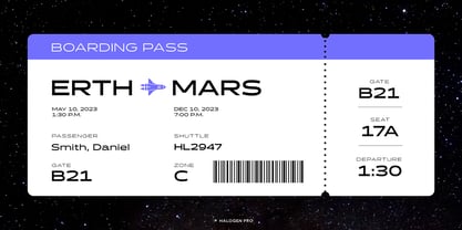 Halogen Soft Pro Font Poster 7