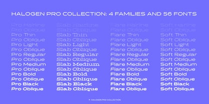 Halogen Soft Pro Font Poster 11