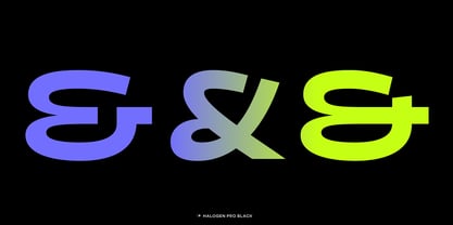 Halogen Soft Pro Font Poster 3