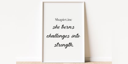 Saphiet Font Poster 10