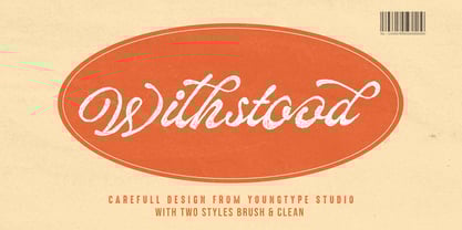 Withstood Font Poster 1