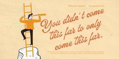 Withstood Font Poster 5