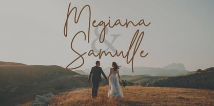 Hutellan Signature Font Poster 4