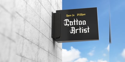 Tattos Wishe Font Poster 10