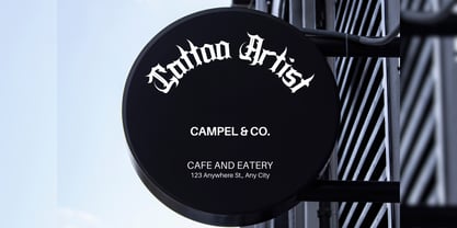 Tattos Wishe Font Poster 9