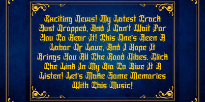 Tattos Wishe Font Poster 5