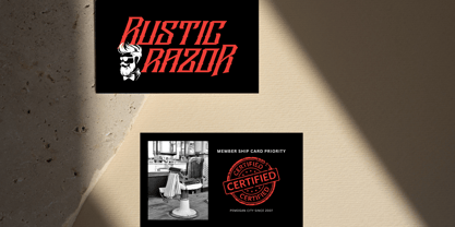 Megaz Vintage Font Poster 2