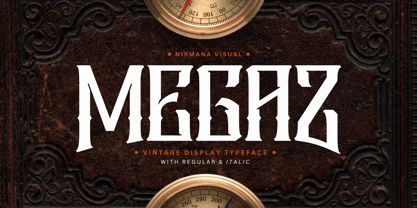 Megaz Vintage Font Poster 1