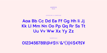 Amiros Variable Font Poster 9