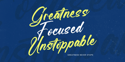 Gonjalot Font Poster 10