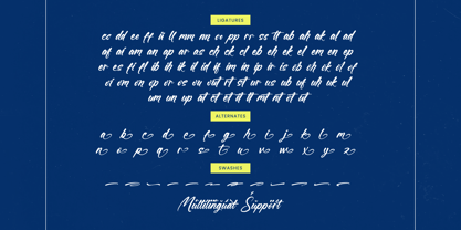 Gonjalot Font Poster 15