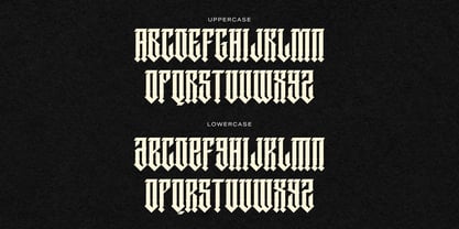 Raven Blades Font Poster 2