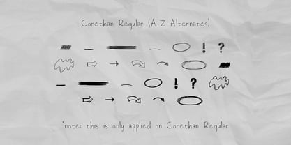 Corethan Font Poster 4