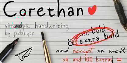 Corethan Font Poster 1