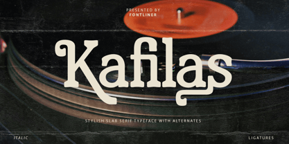 Kafilas Font Poster 1