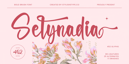 Selynadia Font Poster 1